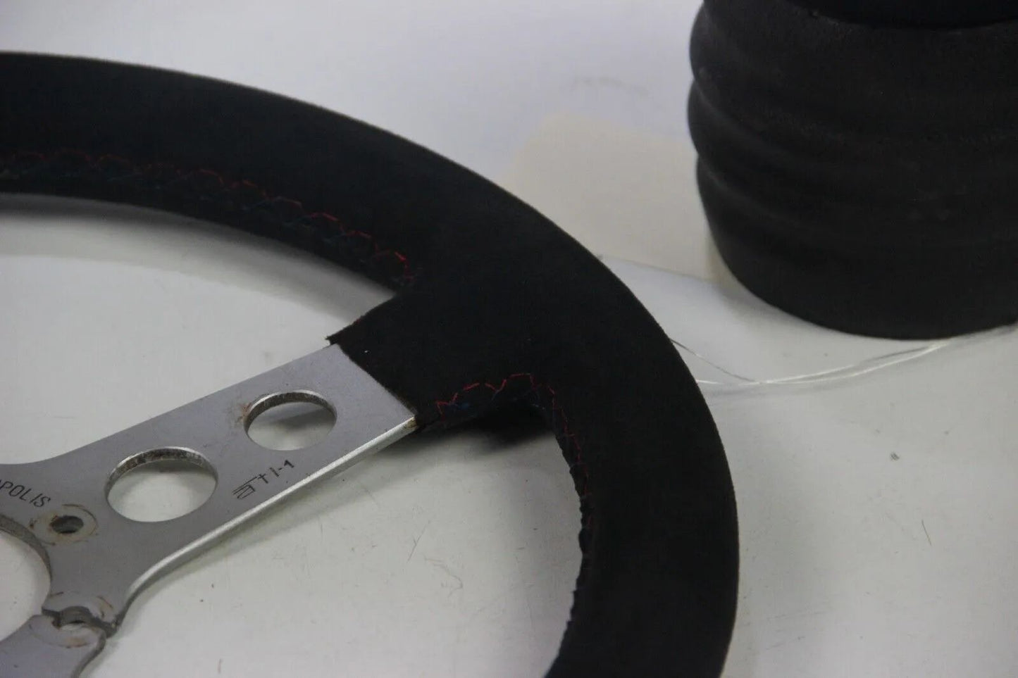 BMW E9 E3 E12 E24 E21 italvolanti Indianapolis ATI 1 frisch bezogen Alcantara