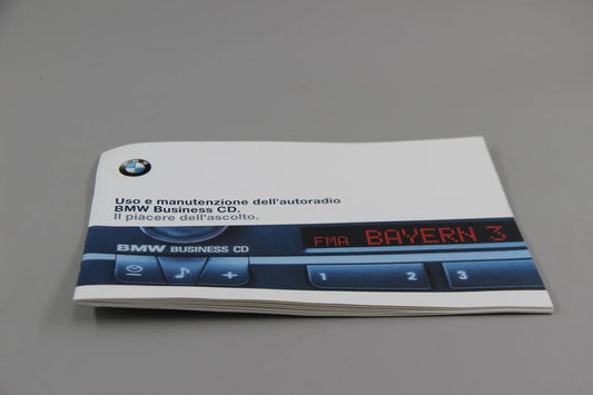 Original BMW E46 3er Bedienungsanleitung Radio "it" (CD43) NOS .01440155119