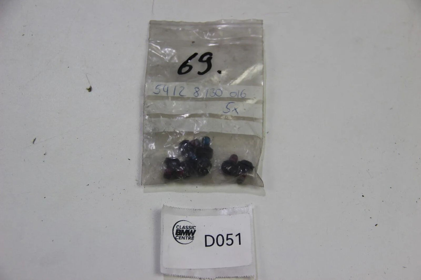 NEU Original BMW E36 E39 E38 5x Torxschraube mit Scheibe M5x10 54128130016 OEM