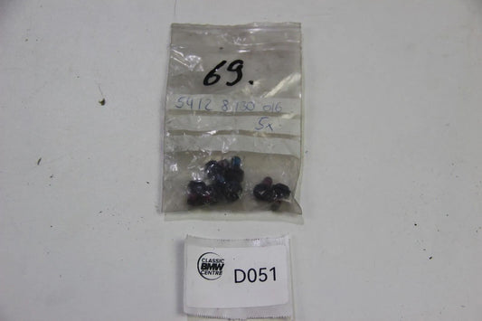 NEU Original BMW E36 E39 E38 5x Torxschraube mit Scheibe M5x10 54128130016 OEM