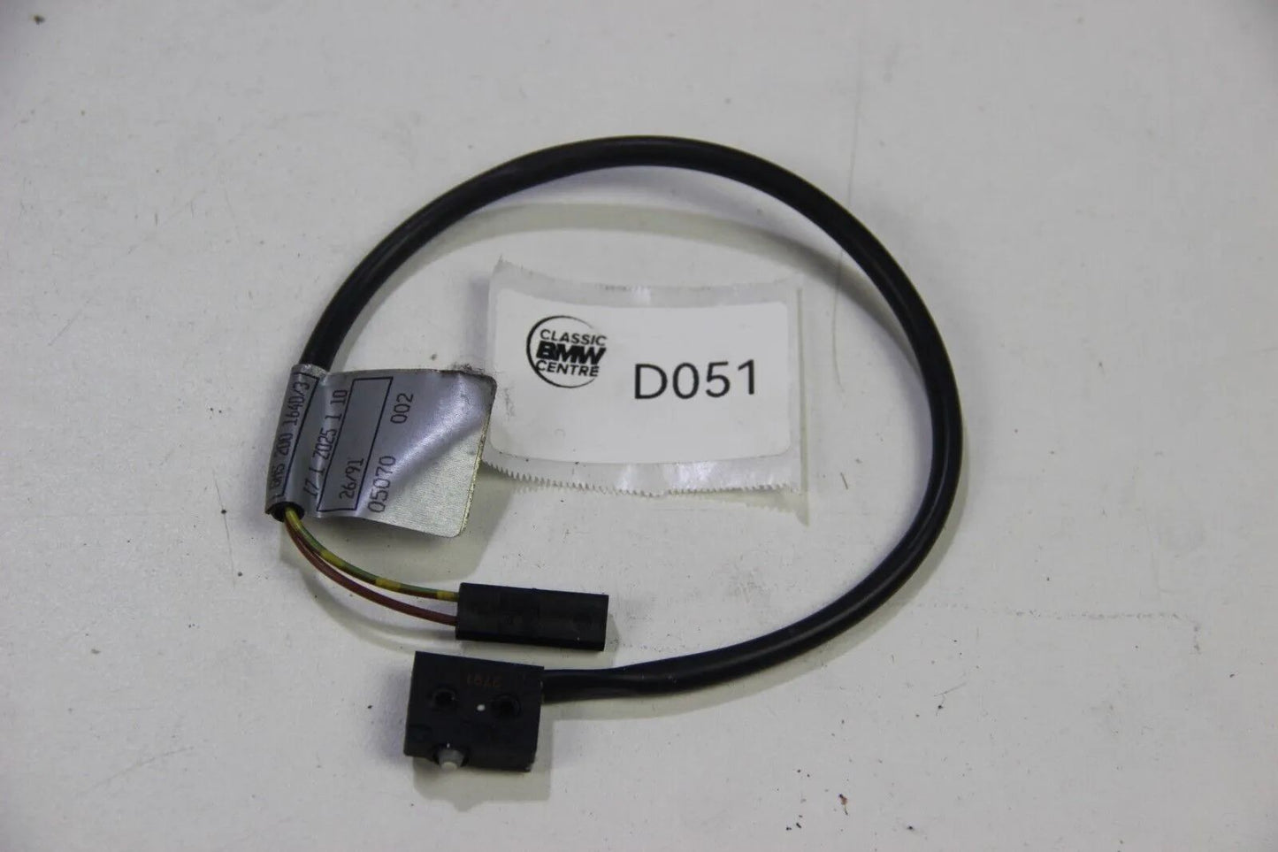 NEU Original BMW E30 320i 325i M3 Adapterkabelbaum Mikroschalter NOS 54342230557