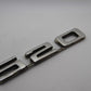 Original BMW E12 520 Modellbezeichnung Emblem Badge Schriftzug  Typenschild