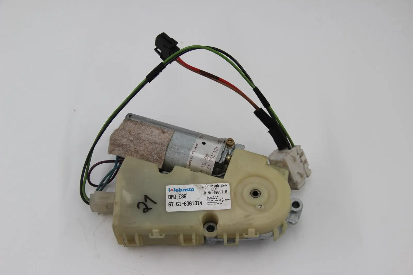 Original BMW E36 Getriebe Elektrisches Schiebehebedach NOS 67618361374