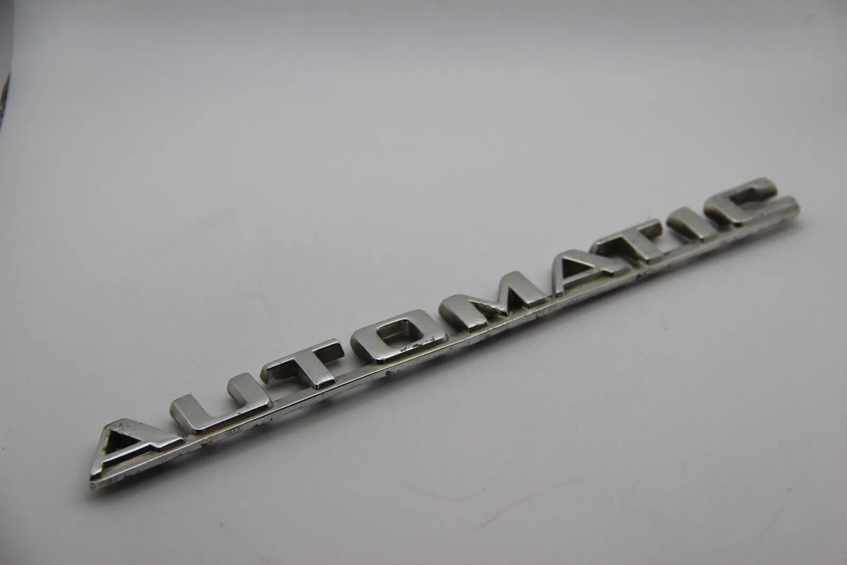 Original BMW Automatik Automatic Modellbezeichnung Emblem Badge Schriftzug