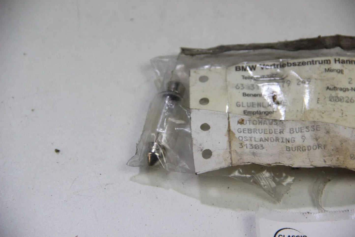 NEU Original BMW E36 E34 E32 E38 Z3 Glühlampe 15W 63311379249