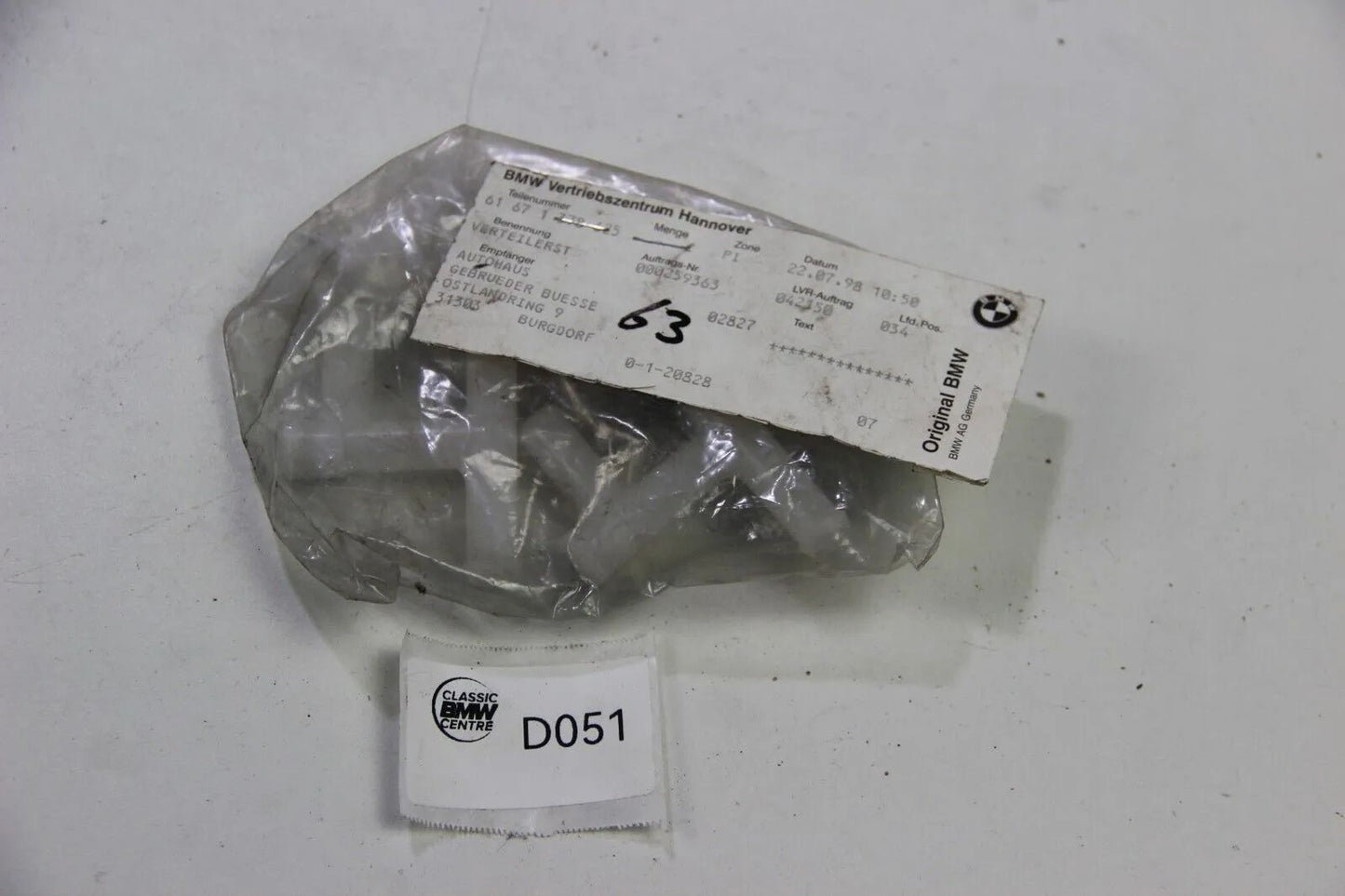 NEU Original BMW E34 E32 E31 Z3 Verteilerstück 61671378625 5er 7er 8er Distribut