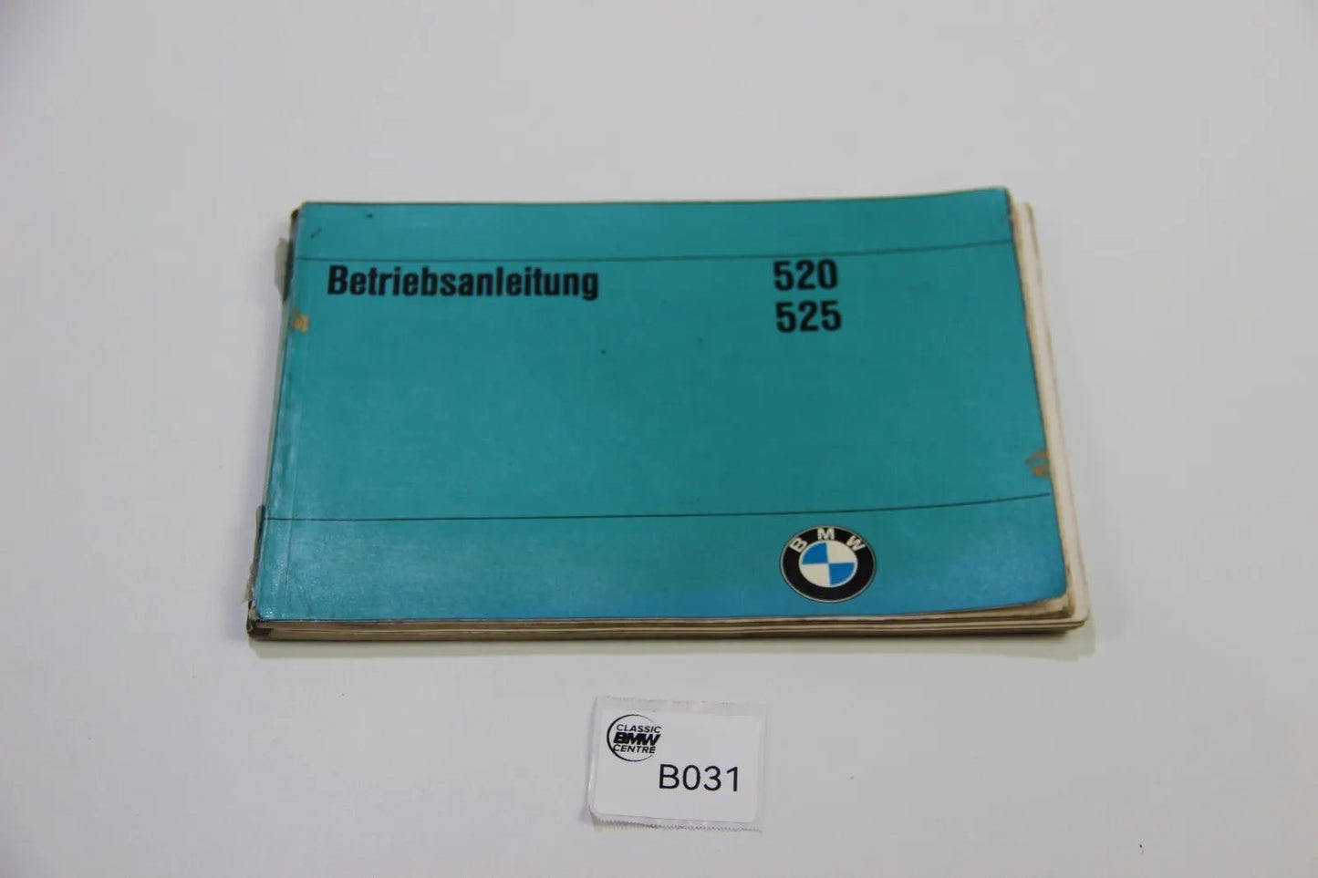 Original BMW E12 520 - 525 Betriebsanleitung 01409699770 Bedienungsanleitung 5er