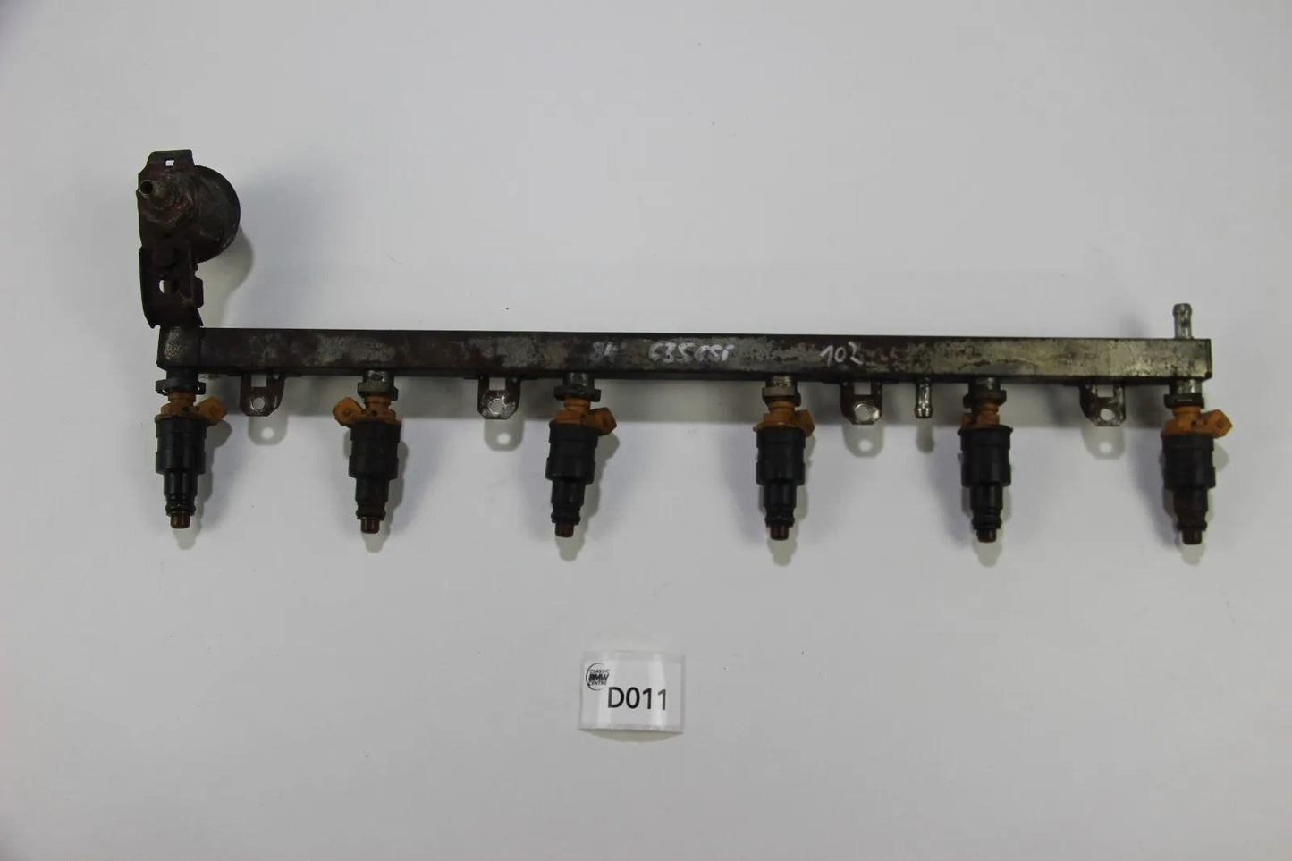 Original BMW E24 635i ab 84 Einspritzleiste Fuelrail mit Injektoren Benzin OEM 6