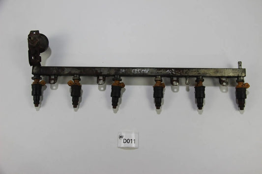 Original BMW E24 635i ab 84 Einspritzleiste Fuelrail mit Injektoren Benzin OEM 6