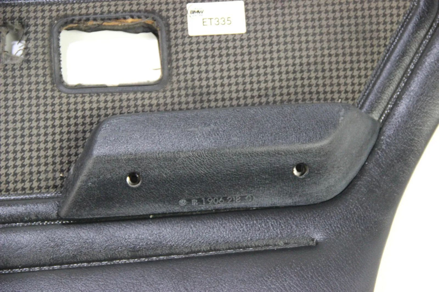 Original BMW E30 Limousine Touring Türpappe Türverkleidung hinten rechts pepita