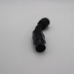 AN6 Alu Fitting 45 Grad NEU Dash6 Winkel schwarz Verbinder AN-6