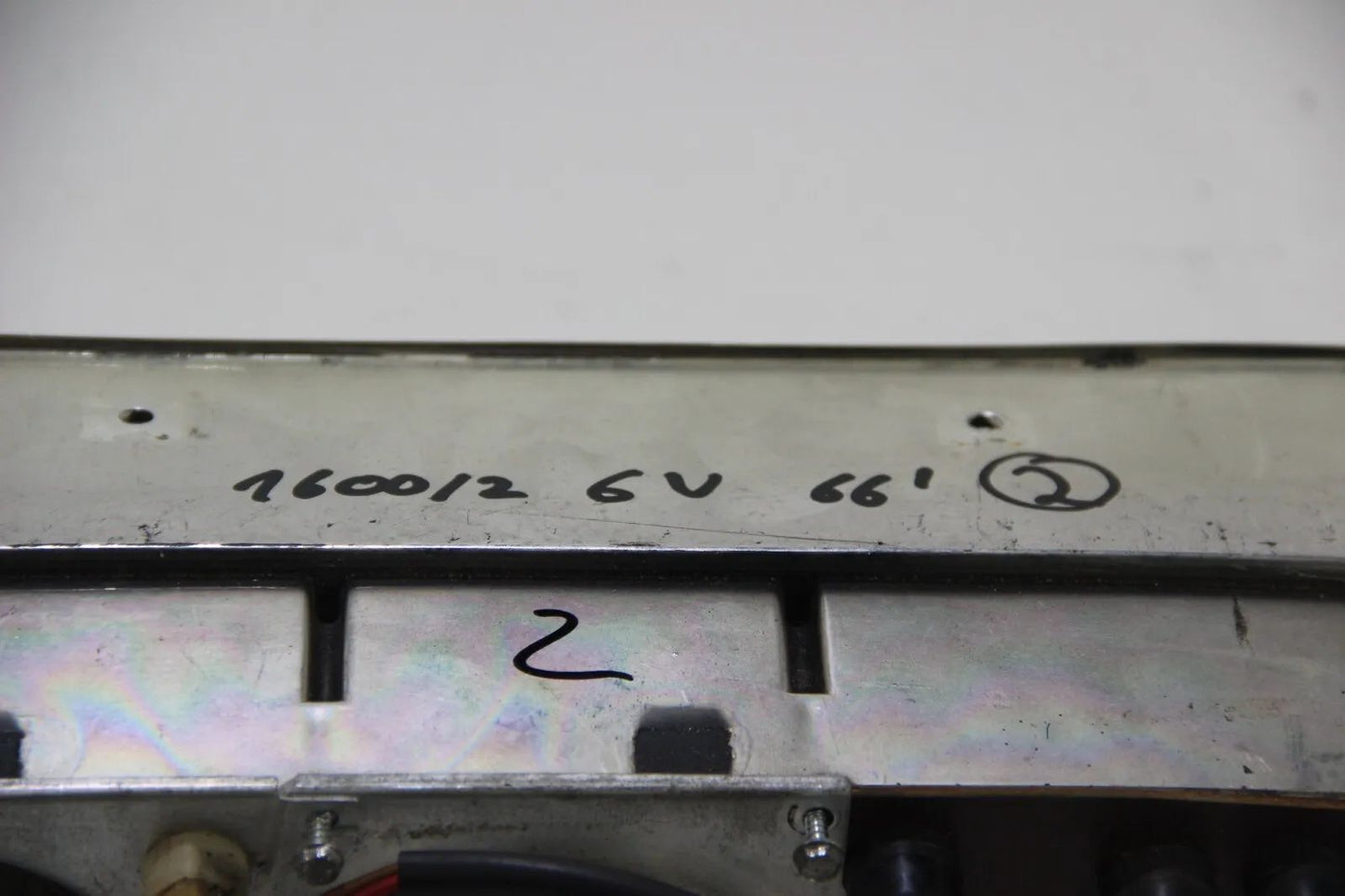 Original BMW 1600/2  Kombiinstrument Tacho 6V 1966 Chrom Cluster Speedometer