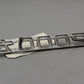 Original BMW E10 2002ti Schriftzug Kühlergrill vorn links Emblem "2000ti"