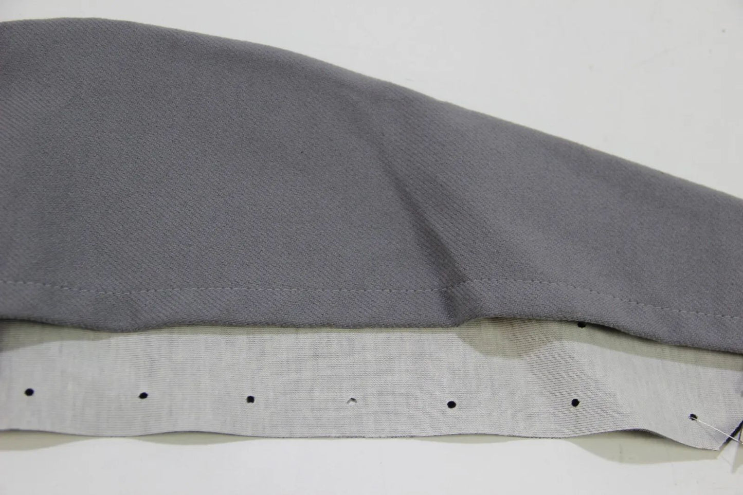 Original BMW E30 3er 316i-325i M3 Sportsitz Bezug Wange Oben Rechts Grau Stoff