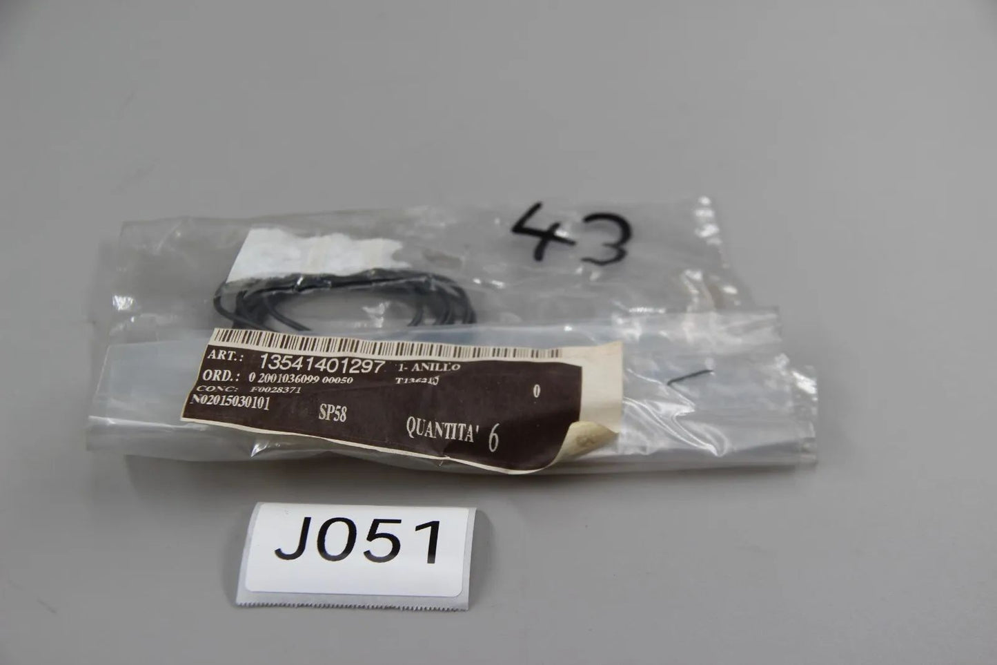 Original BMW E36 M3 Z3 M3.2 3.2 6x O-Ring Drosselklappe 13541401297