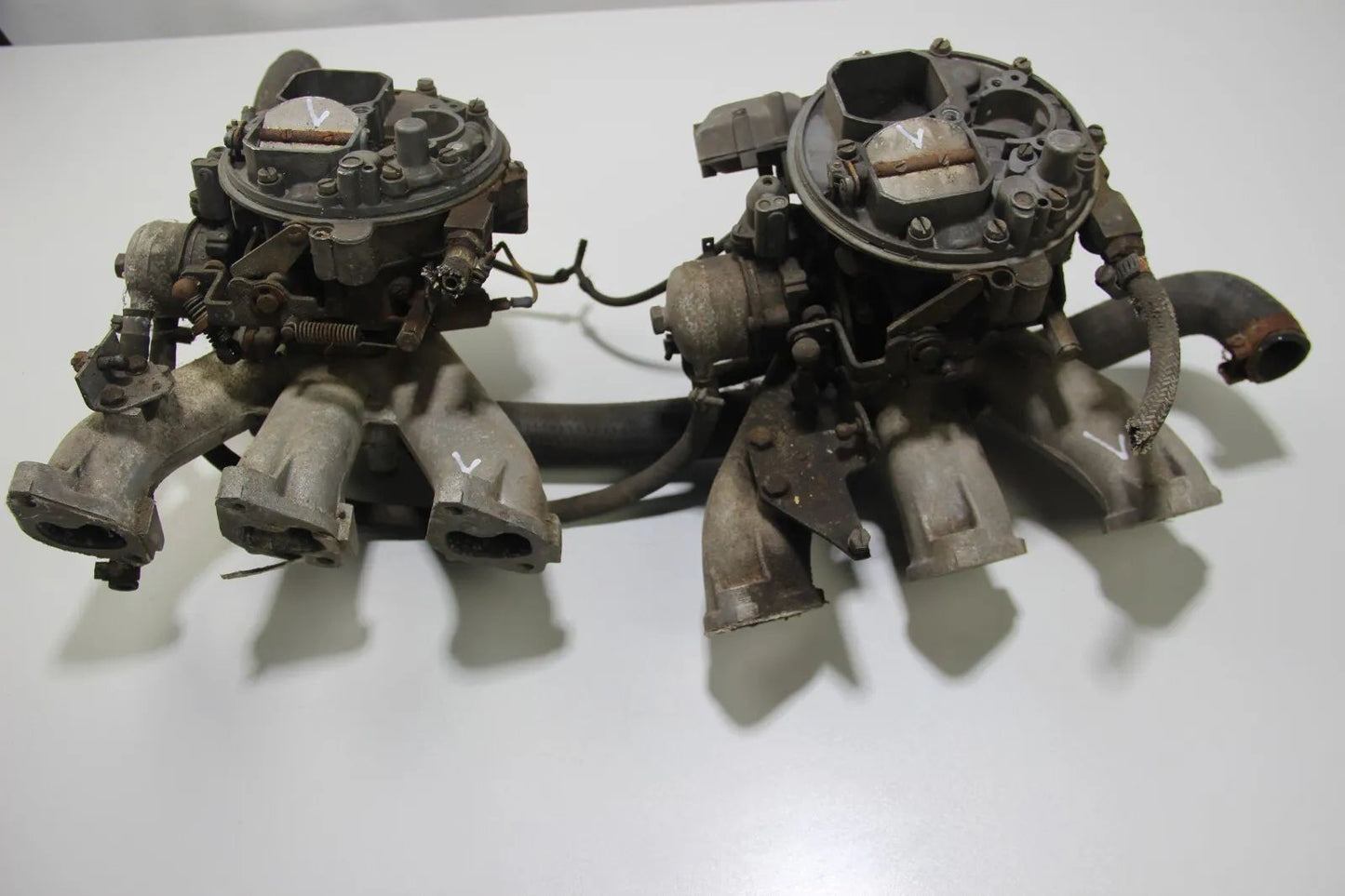 BMW M30 Oldtimer Vergaser Ansaugbrücke Krümmer Zenith 6 ZYL 12507299 1254376