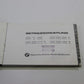 Original BMW E28 518 - 528i Betriebsanleitung 01409760780 Bedienungsanleitung 5e