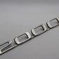 Original BMW NK 2000 Modellbezeichnung Emblem Schriftzug 12195820023 Schild