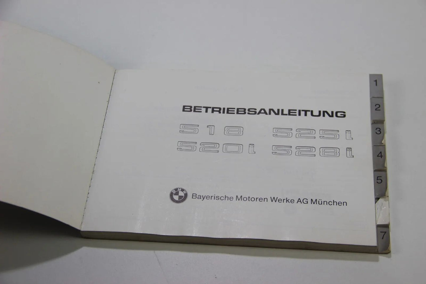 Original BMW E28 Betriebsanleitung Bedienungsanleitung 01409699350 528i 525i