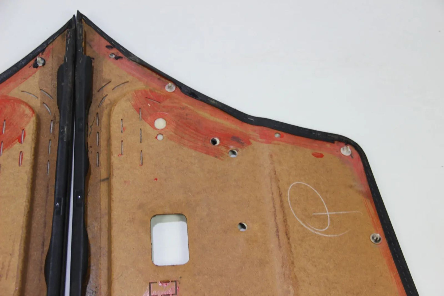 Original BMW E30 Limo Touring Türpappe Türverkleidung links rechts Leder schwarz