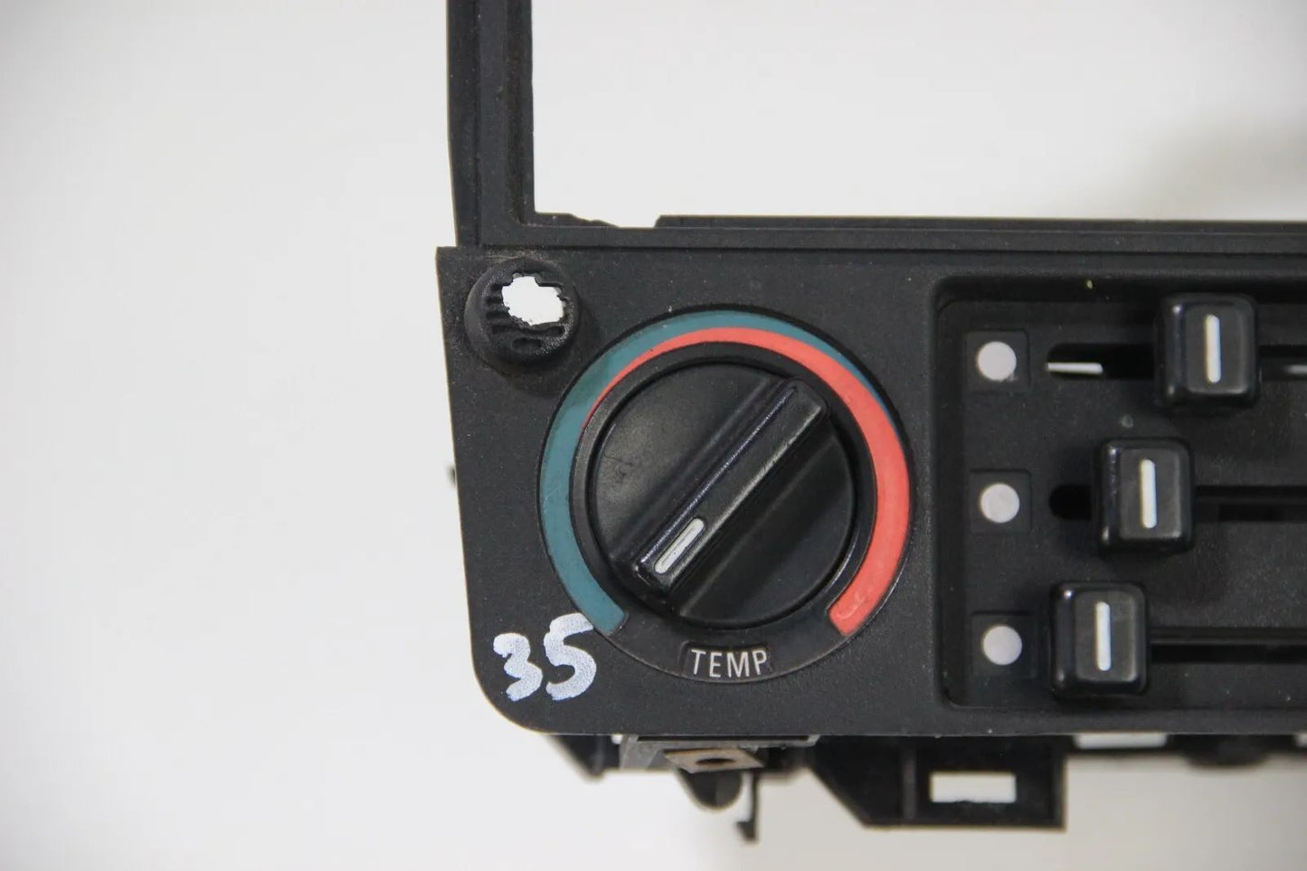 Original BMW E30 Heizungsbedienteil Borduhr Uhr EU Clock Rahmen komplett 1376903