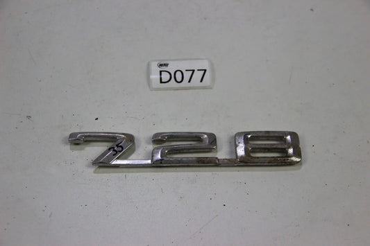 Original BMW E23   Modellbezeichnung Schriftzug Badge 728 Kofferraumklappe