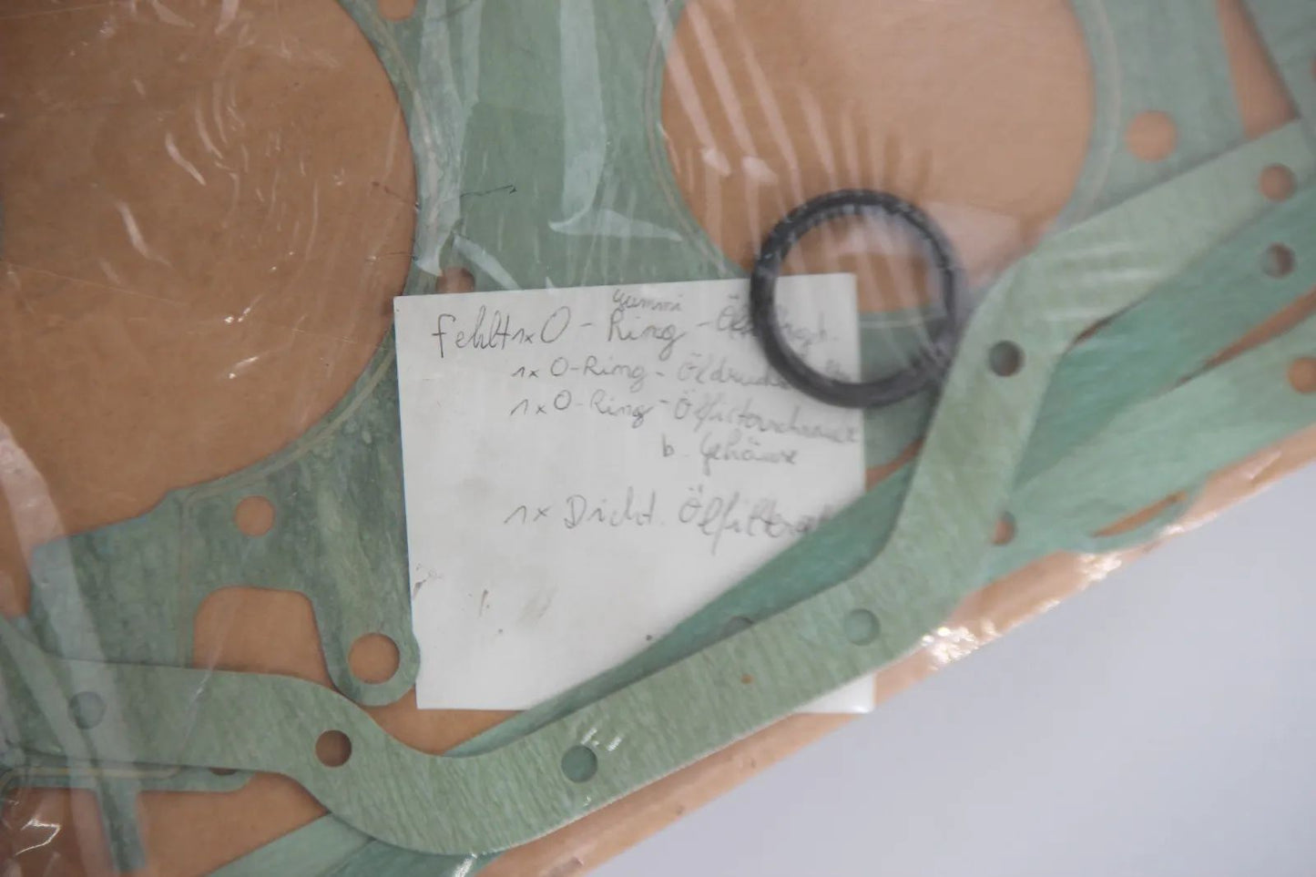 Original BMW E30 E34 M40 Dichtungssatz Kurbelgehäuse unvollständig 11119059257