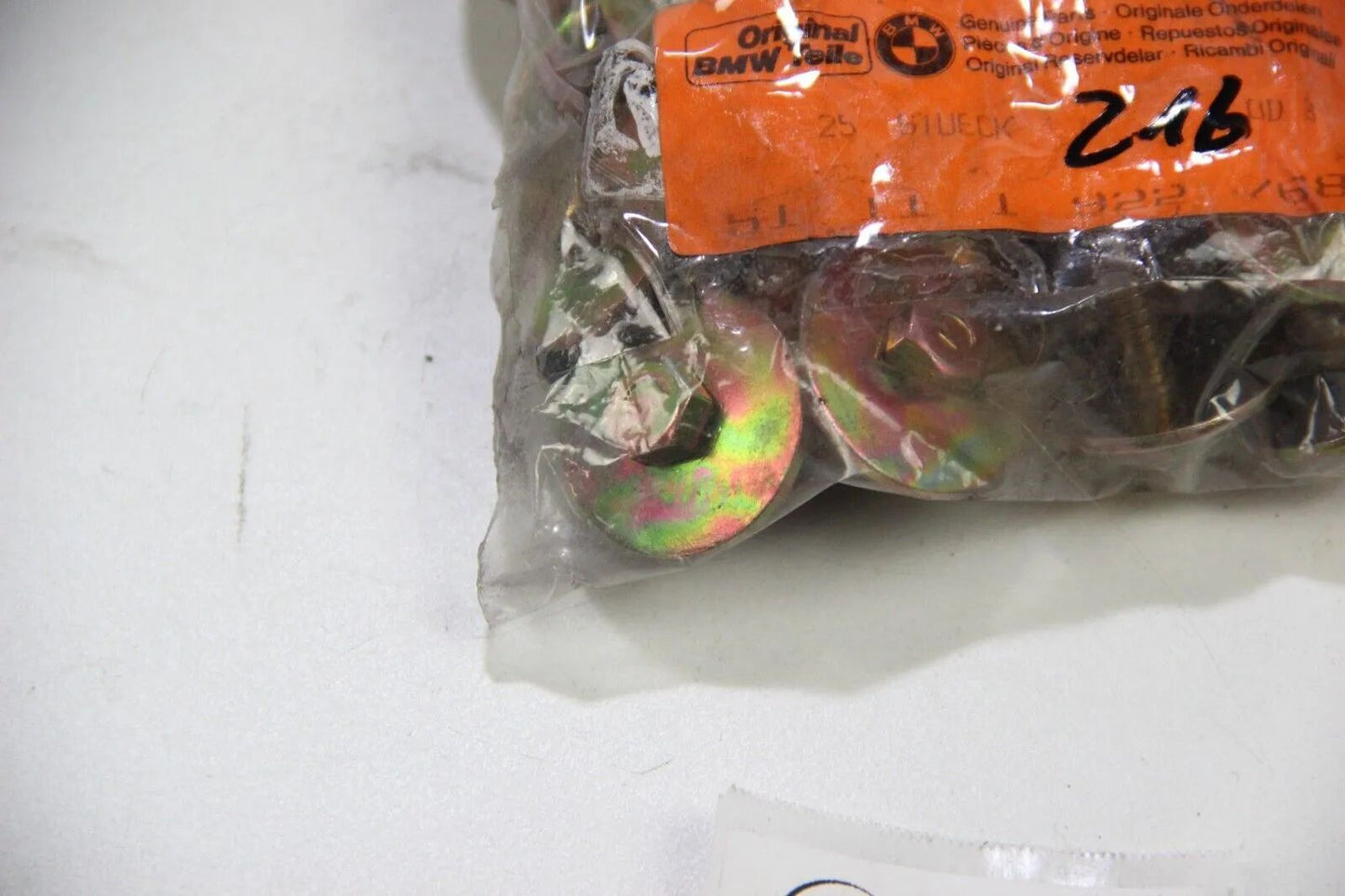 NEU Original BMW E30 E34 Blechschraube OD3 25 Stück 36,3x22 NOS 51111922768 Bolt