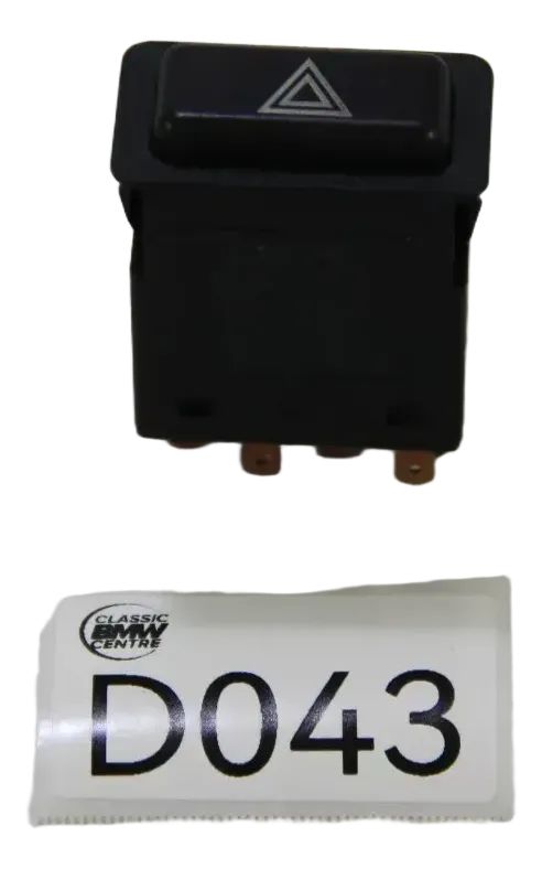Original BMW E30 E24 E28 E23 Warnblinkleuchte Schalter/ Gefahrenhinweis