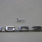 Original BMW E10 Modellbezeichnung Schriftzug Badge 1602 Kofferraumklappe