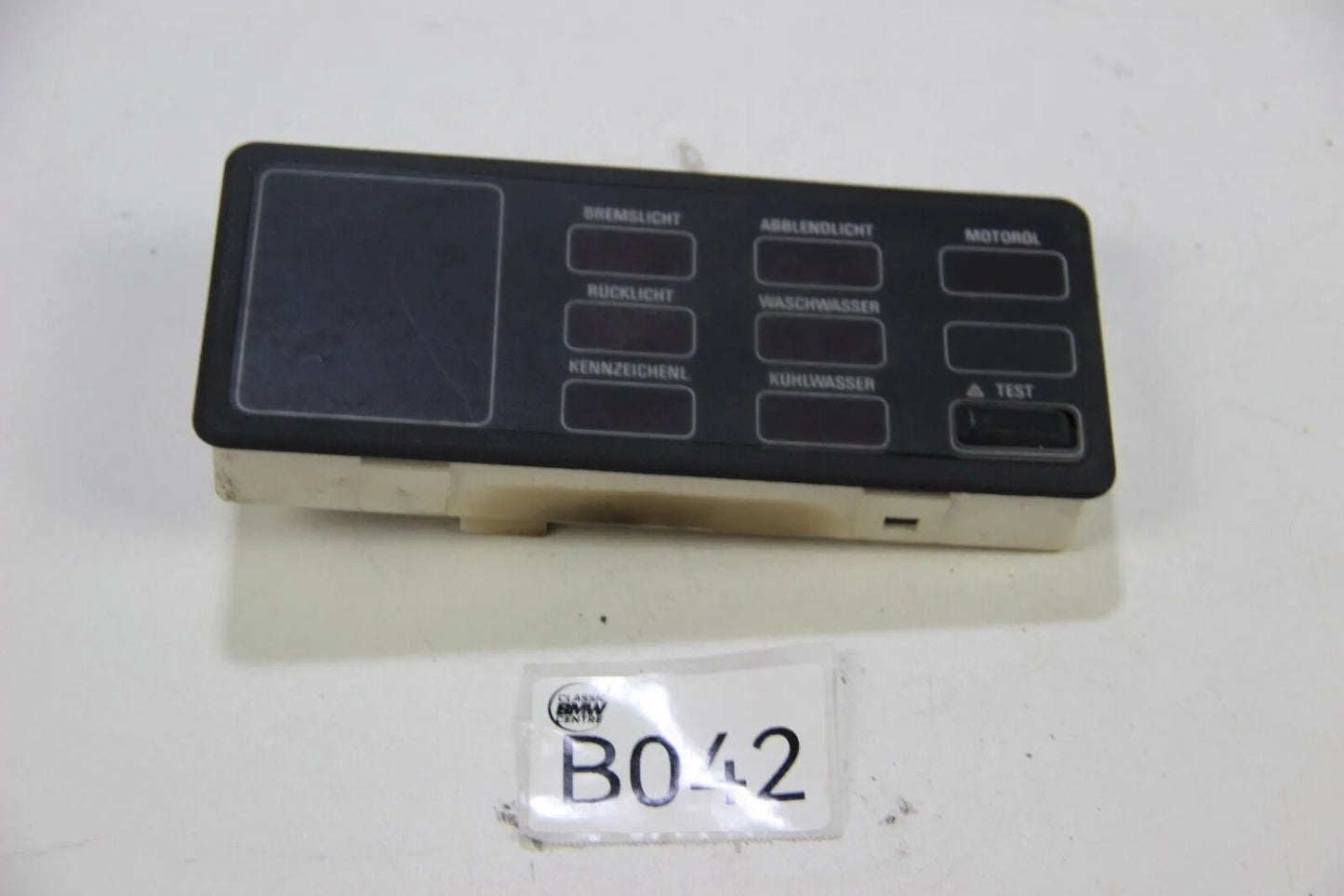 Original BMW E30 3er Check Control Hella M3 S14 Deutsch 62141368955 3er S14b23