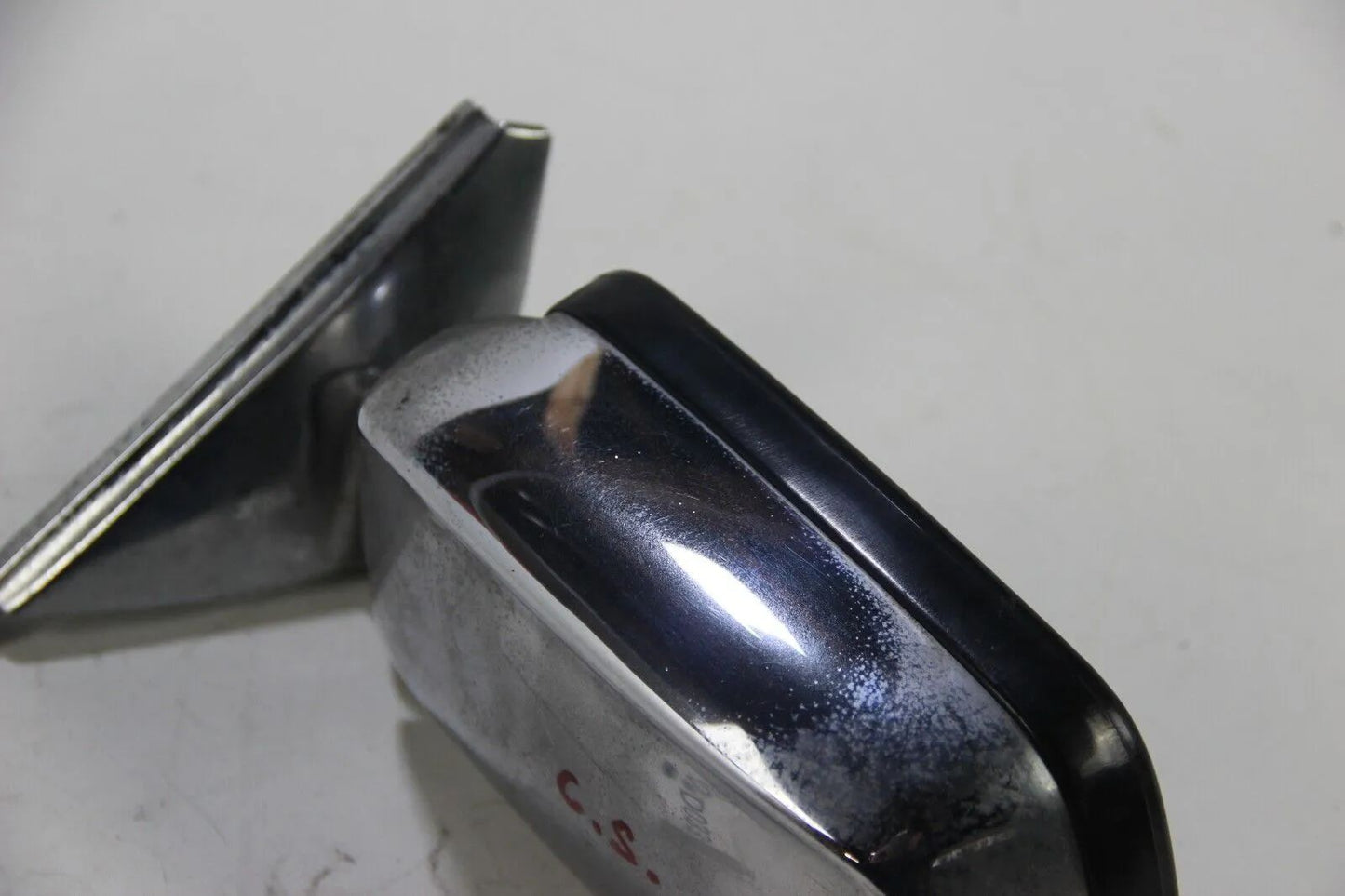 Original BMW E24 635csi  Spiegel Links Seitenspiegel Chrom Chromfuß früh