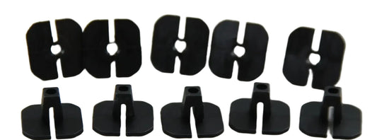 Original BMW E46 E39 E60 E63 E65 E83 10x Spreizmutter schwarz 63128374670