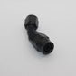 AN8 Alu Fitting 45 Grad NEU Dash8 Winkel schwarz Verbinder AN-8