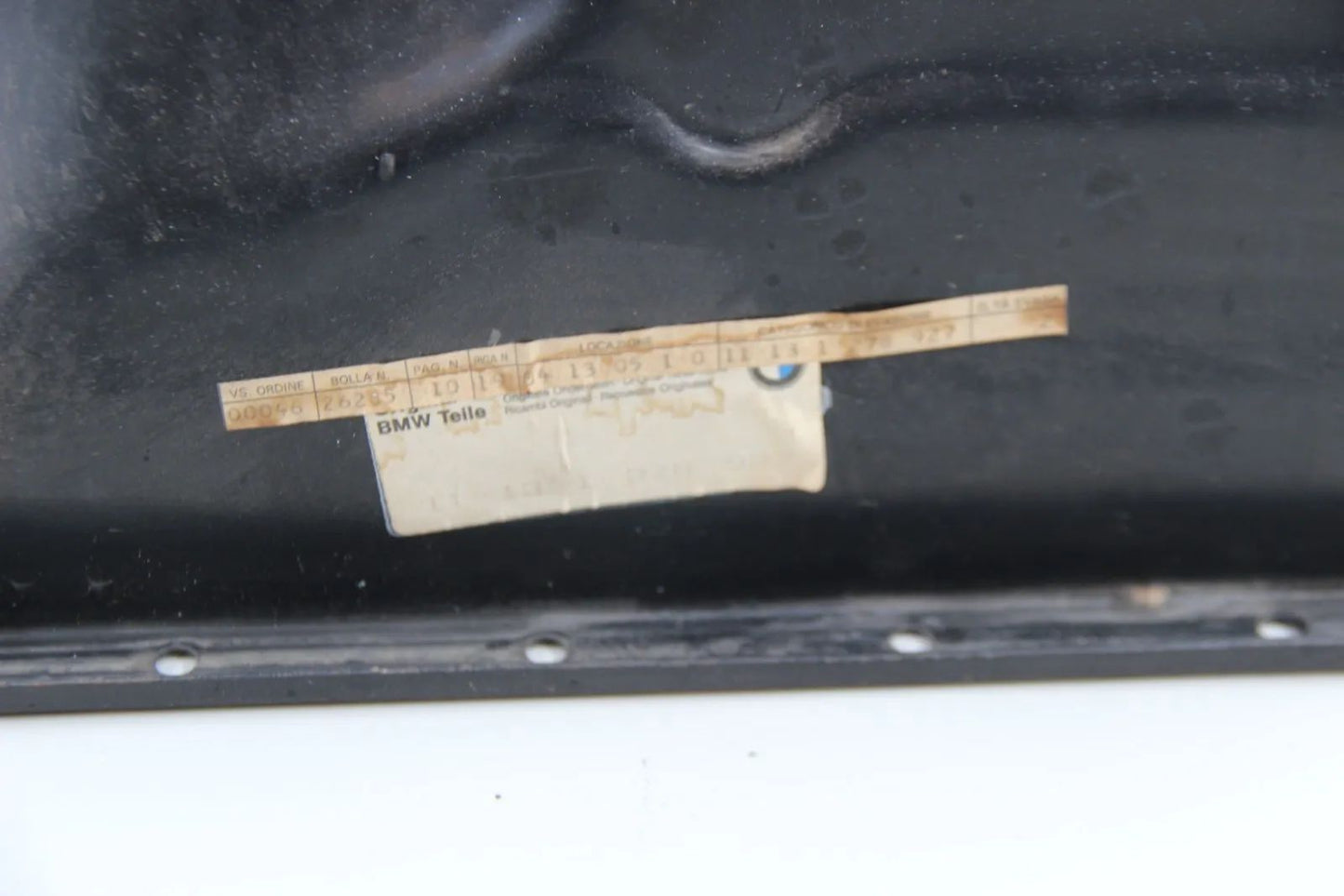 Original BMW E21 E12 E28 Motor Ölwanne Wanne 11131278927 Oil Pan Sump M20