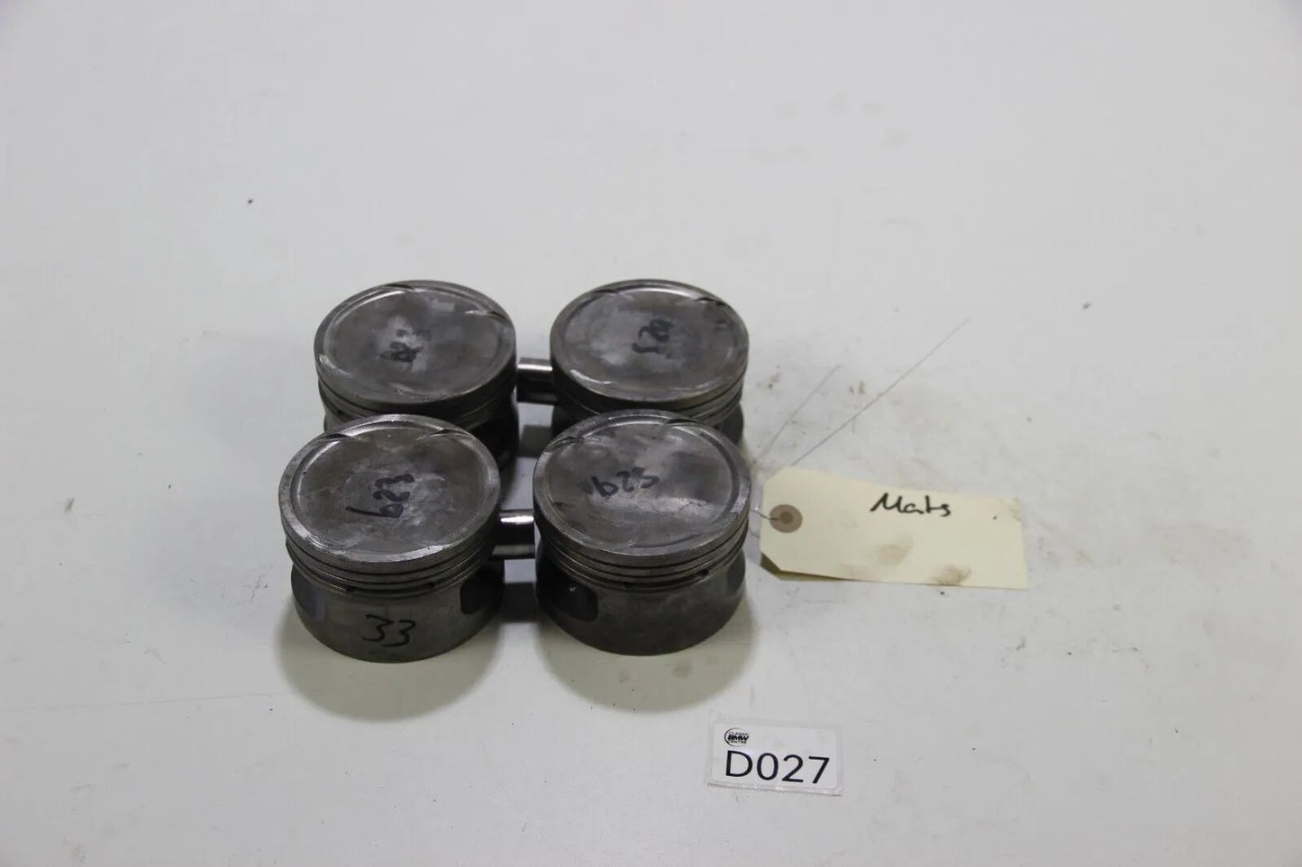 Original BMW E30 M3 S14 S14b23 2.3 4x Kolben Mahle 93v81 93,335mm Piston