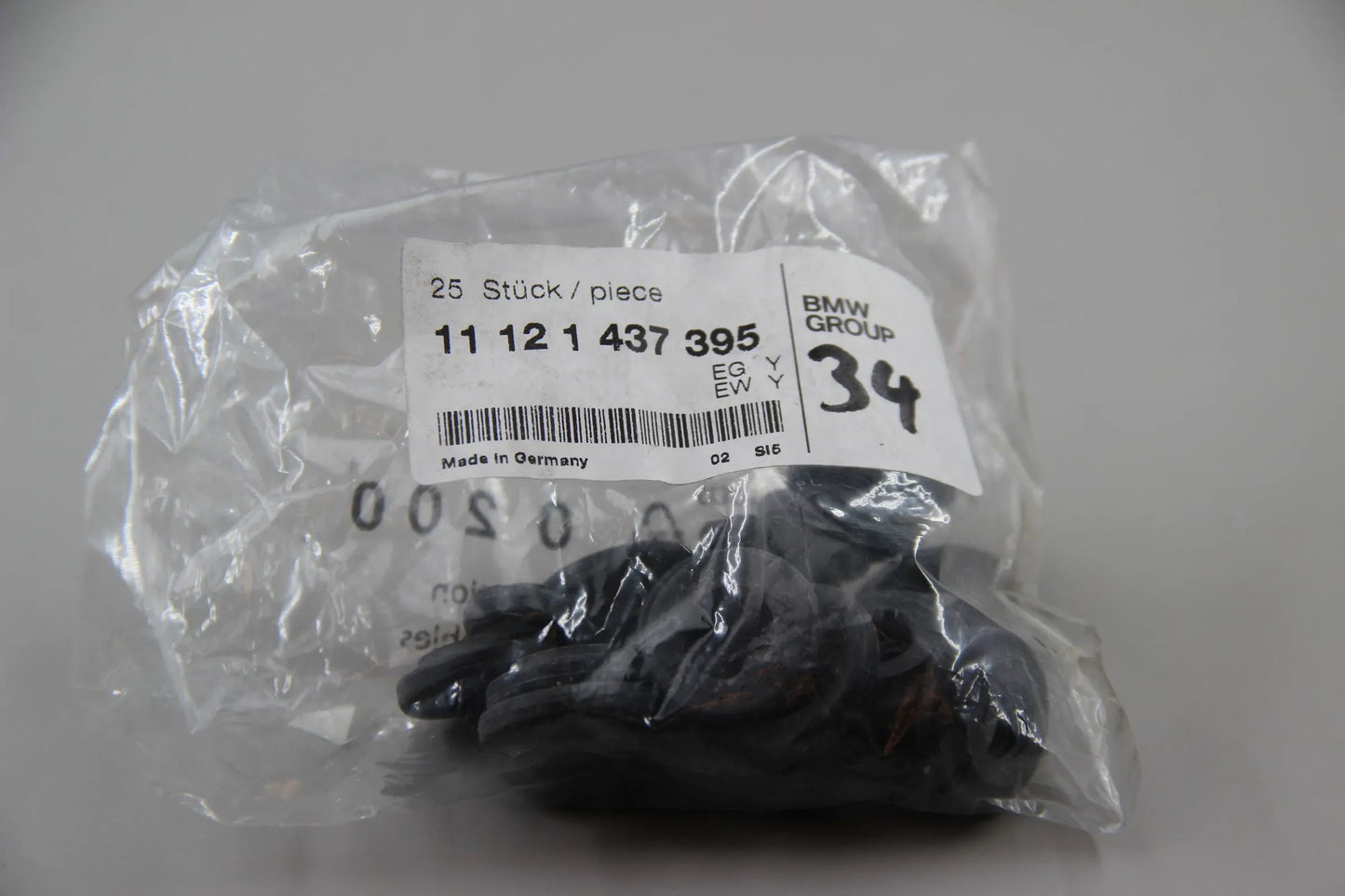 Original BMW E36 E46 E34 E32 25x Dichtgummi 11121437395