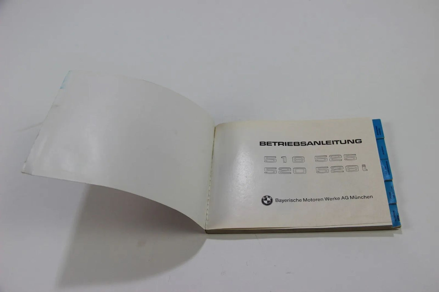 Original BMW E12 Betriebsanleitung Bedienungsanleitung 01409760760 528i 525i