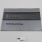 Original BMW E32 730i 735i Betriebsanleitung Bedienungsanleitung 01409780620