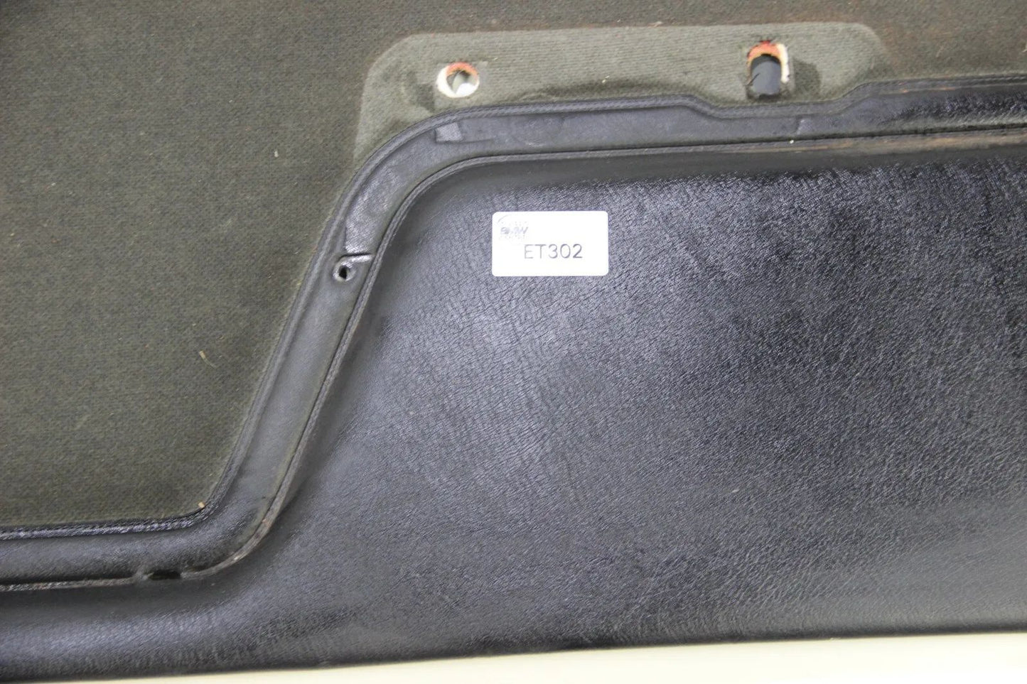 Original BMW E30 2-Türer Türpappe Türverkleidung rechts Leder schwarz Stoff