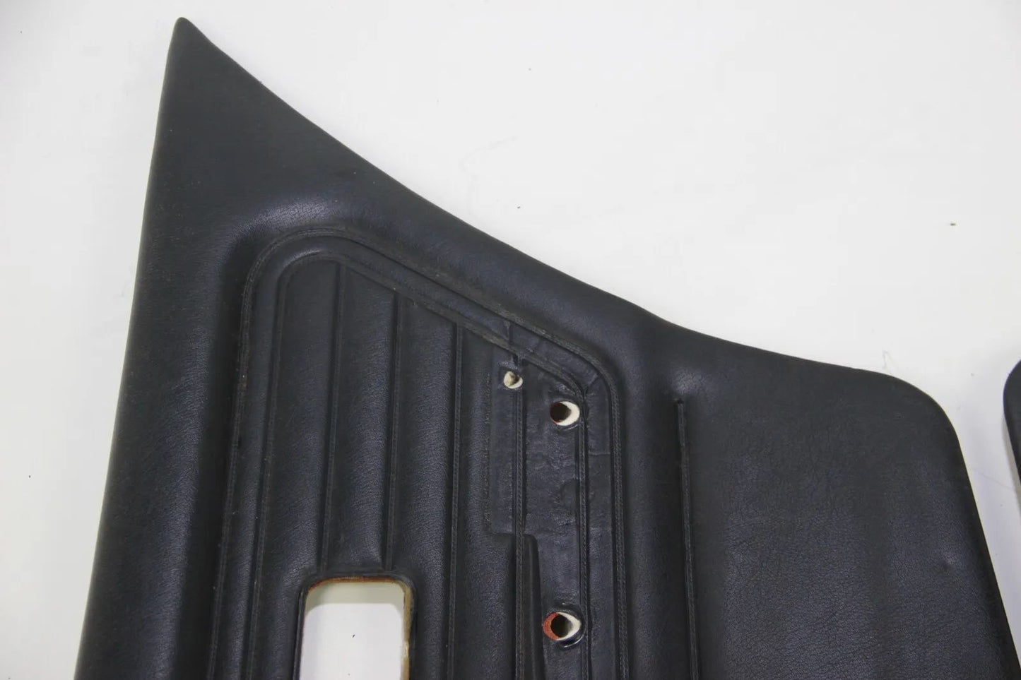 Original BMW E30 Limo Touring Türpappe Türverkleidung links rechts Leder schwarz