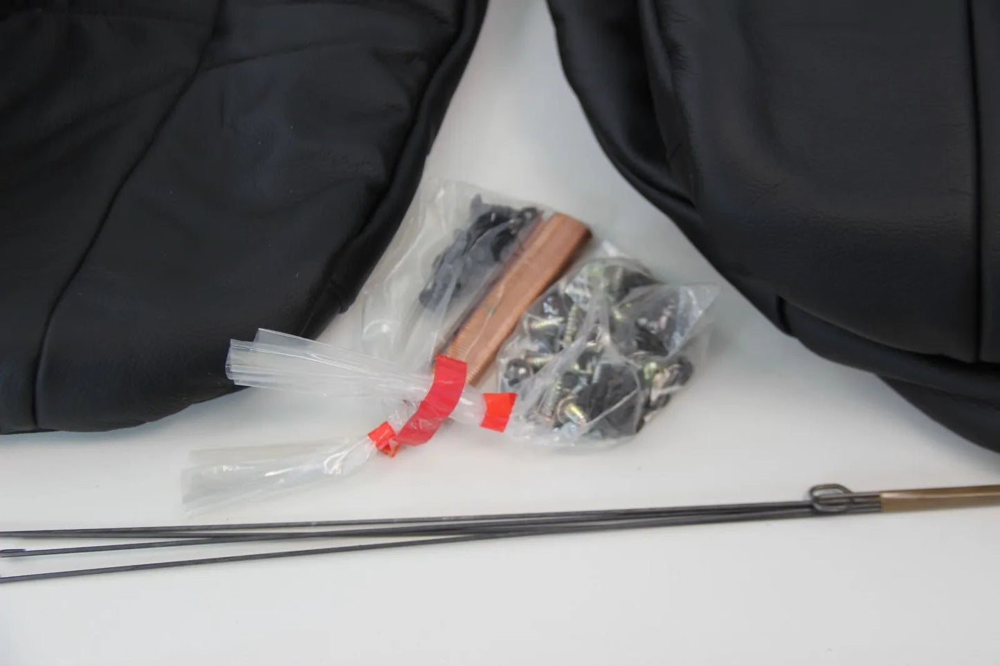 BMW E46 Limo Lederverkleidung/Bezug Innenausstattung schwarz NOS 99990460967