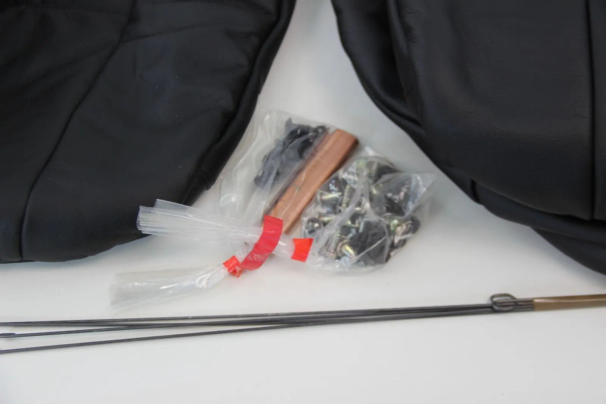 BMW E46 Limo Lederverkleidung/Bezug Innenausstattung schwarz NOS 99990460967