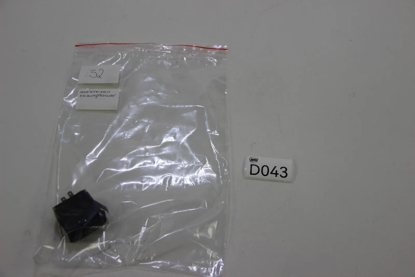 Original BMW E30 E24 E28 E23 Heckscheibenheizung Schalter Heizbare Heckscheibe