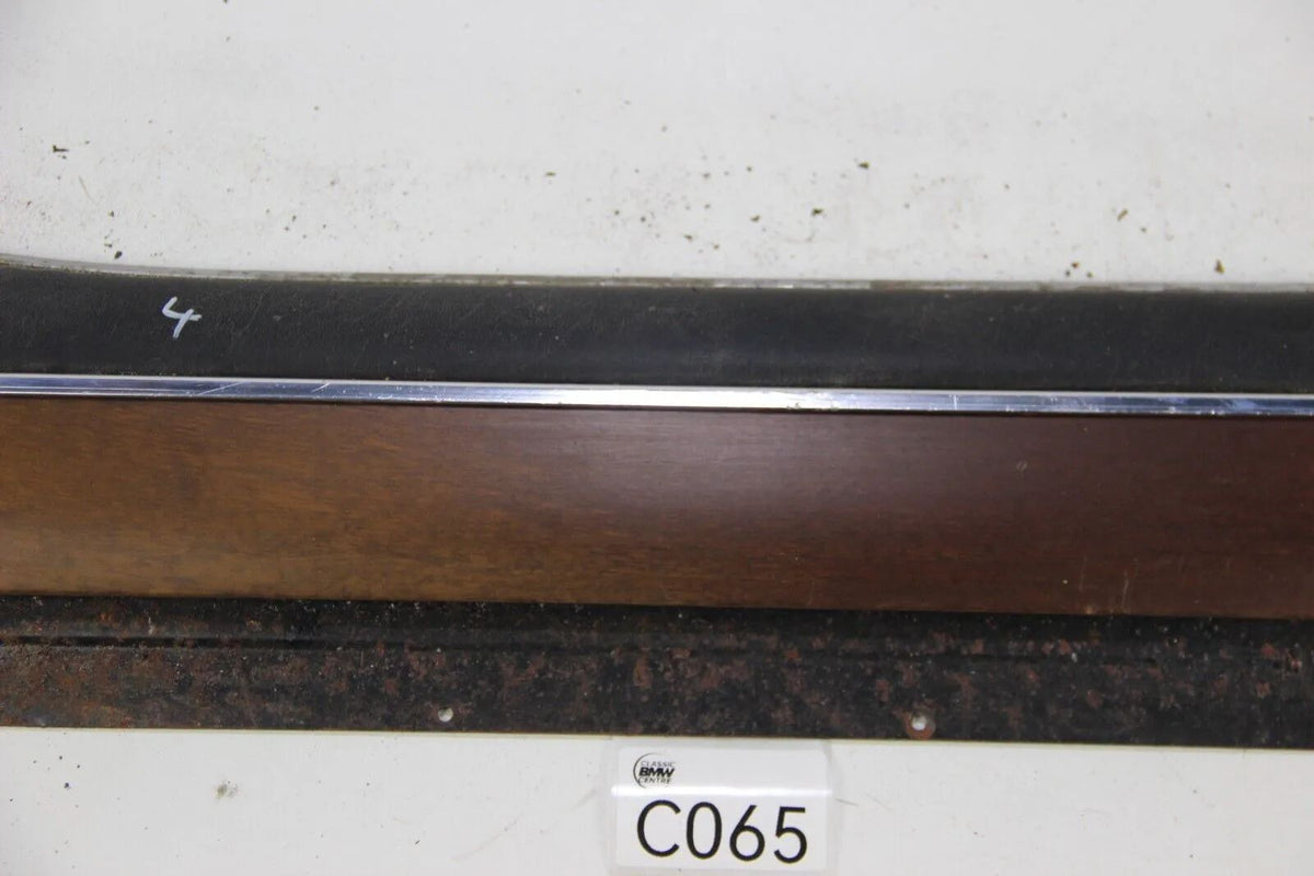 BMW E9 2.5 2.8 3.0 CSI CSL  Verkleidung Fensterschachtleiste hinten links Holz