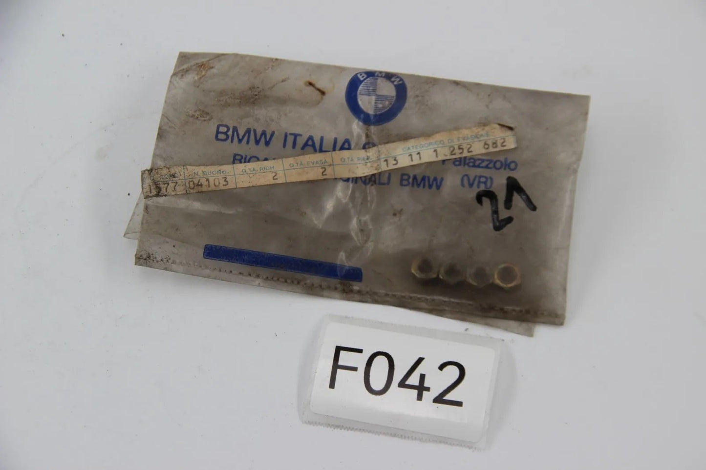 Original BMW E10 E3 E9 NK E12 Sechskantmutter Solex Vergaser 4x 13111252682