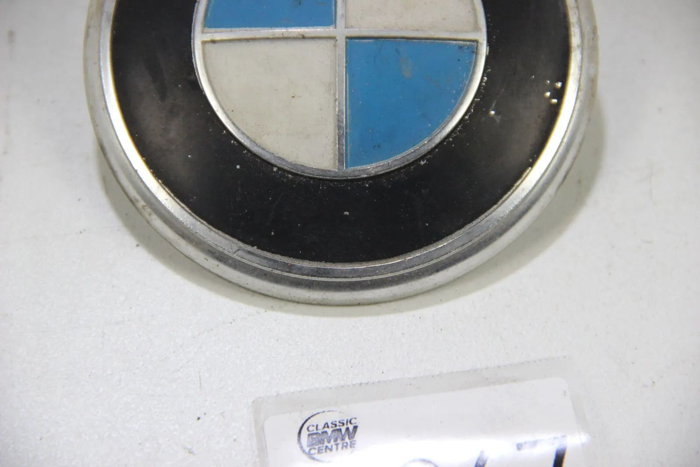Original BMW E3 Plakette vorne Emblem 88mm Aluminium Badge OEM 00095808103