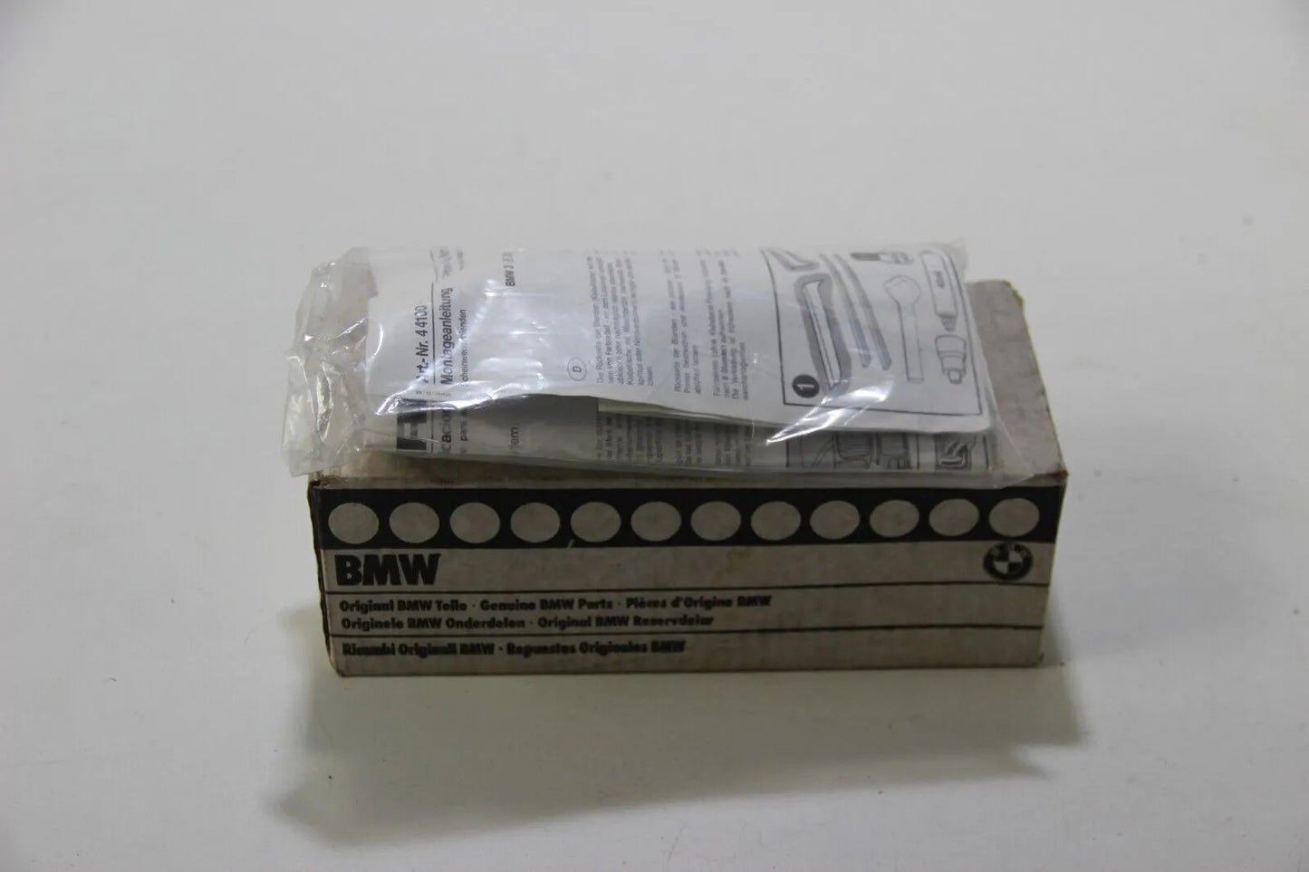 Original BMW E36 3er Kamei Scheinwerferblenden Installationskit Böser Blick