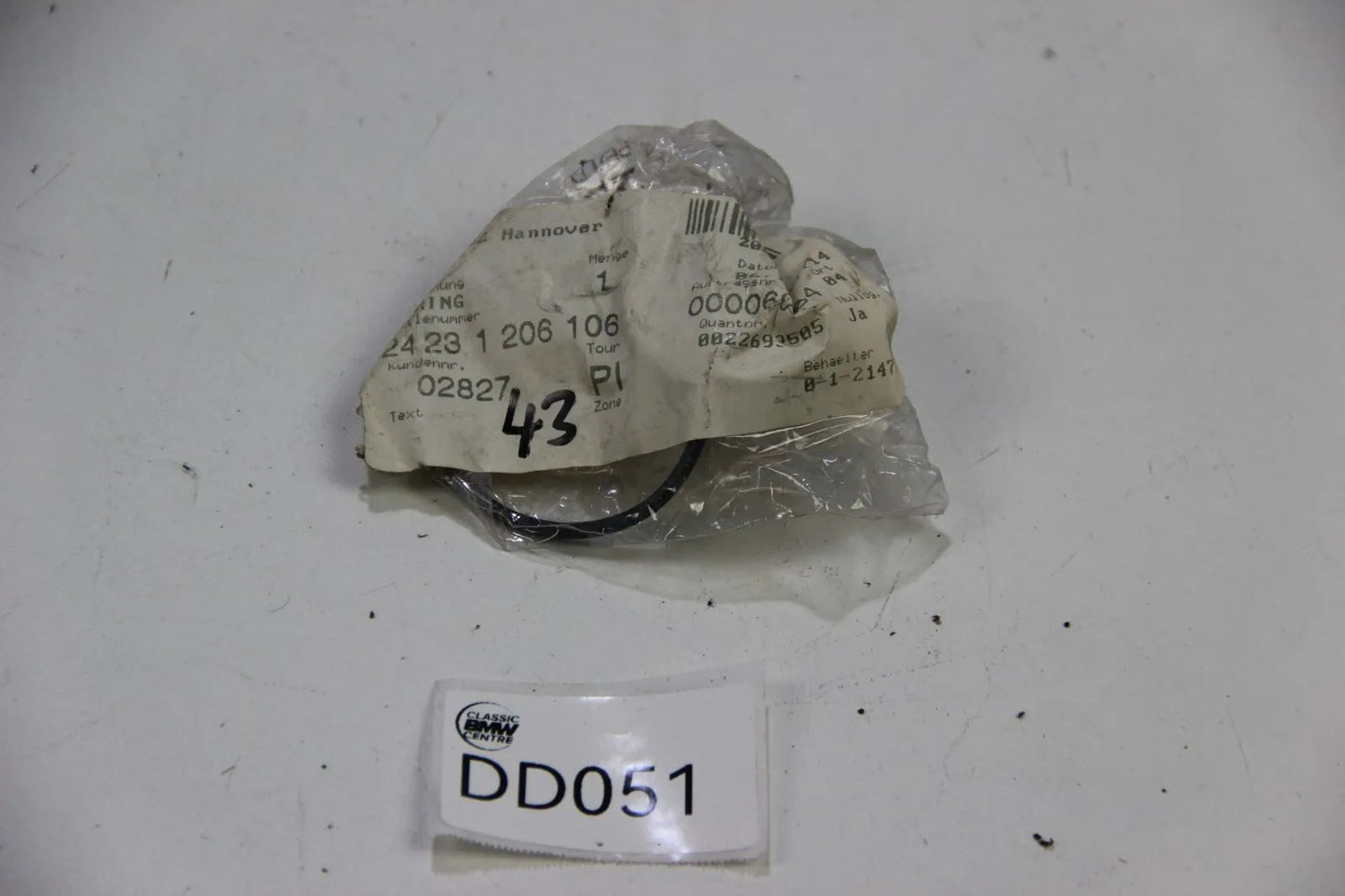 NEU BMW Original E3 E21 E30 E36 E12 E28 E34 O-Ring 24231206106 Gasket Seal