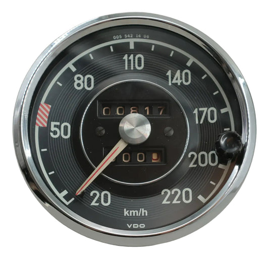 Mercedes-Benz W113 Pagode Tachometer Kombiinstrument 220kmh 800km Probebetrieb